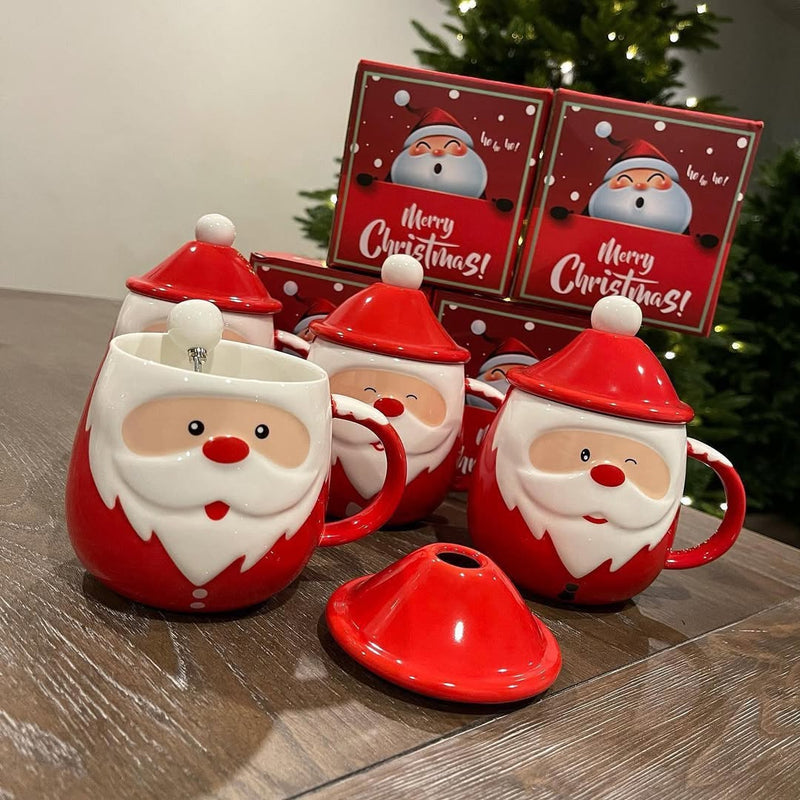 Caneca Noel com Tampa e Colher