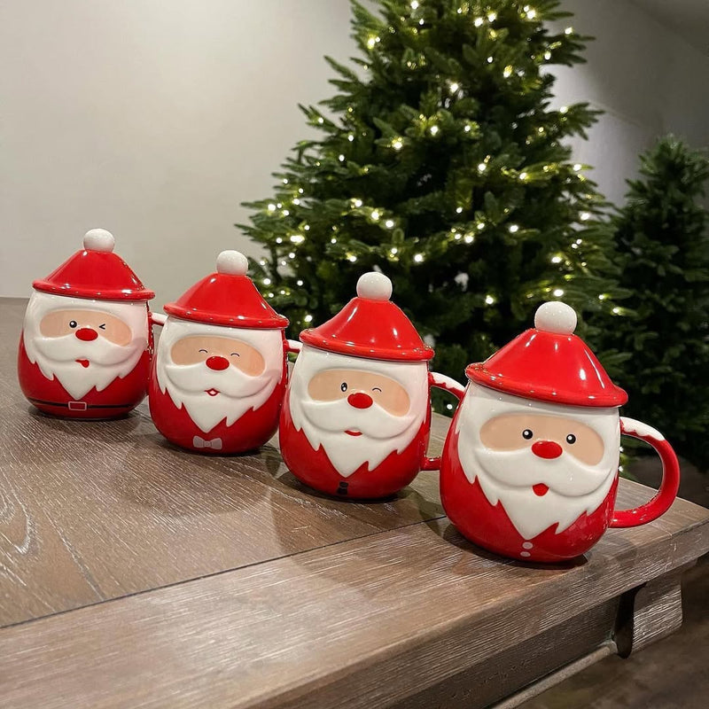 Caneca Noel com Tampa e Colher