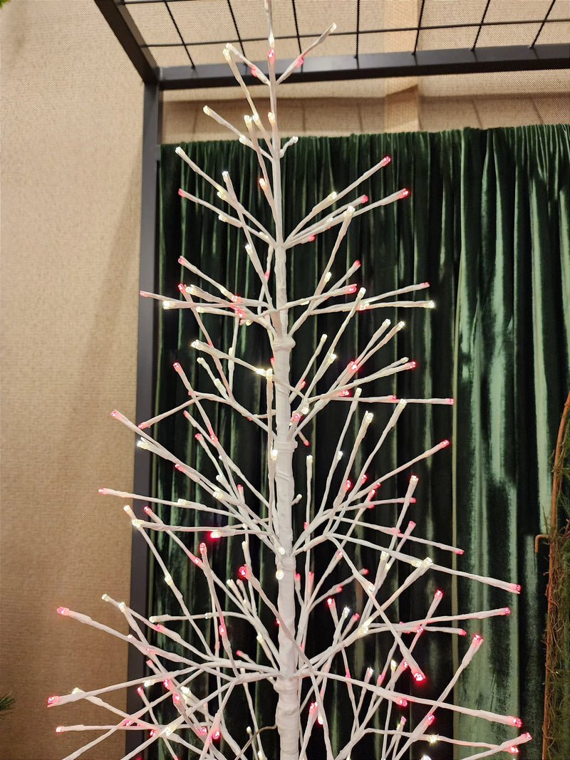 Árvore de Natal LED 1,70m com 360 LEDs Vermelhos e Brancos – Bivolt